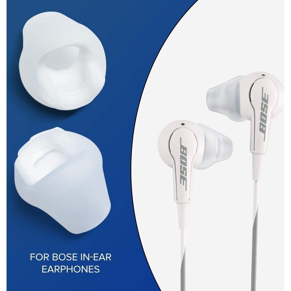 Consejos de Silicona de Reemplazo Zotech para Auriculares Bose, 3 Tamaños