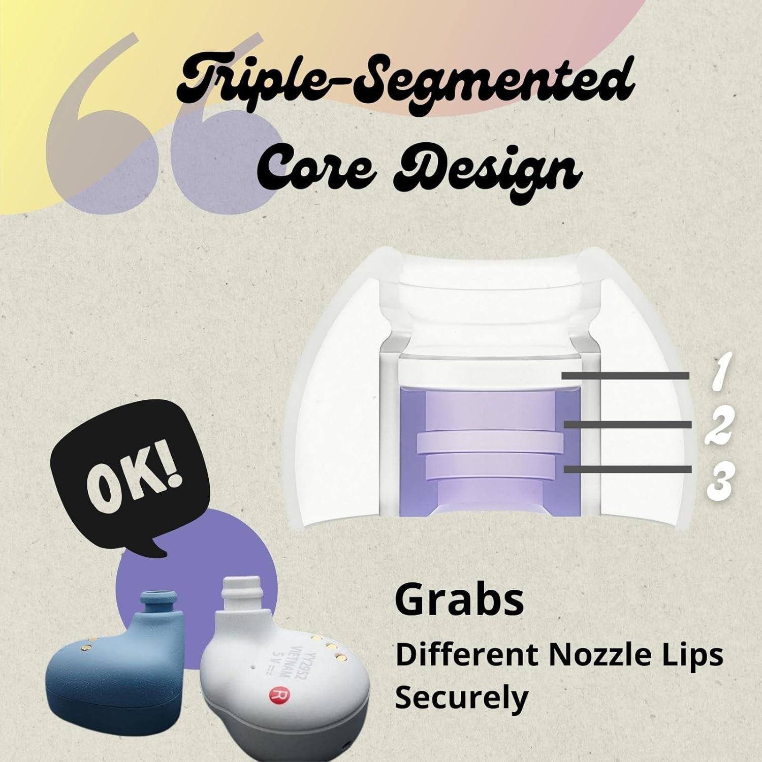 Tapones de Silicona SpinFit Omni XL para Auriculares Inalámbricos