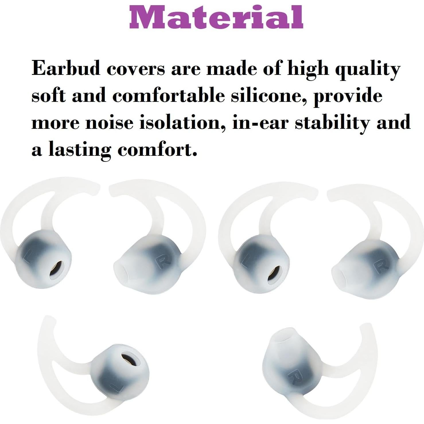 Consejos de Reemplazo para Auriculares Bose SoundSport - 3 Pares Silicona