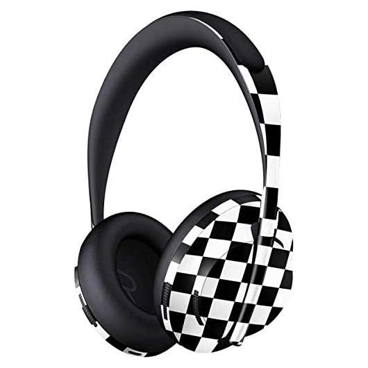 Skin Decal para Auriculares Bose 700 Cuadros Blanco y Negro