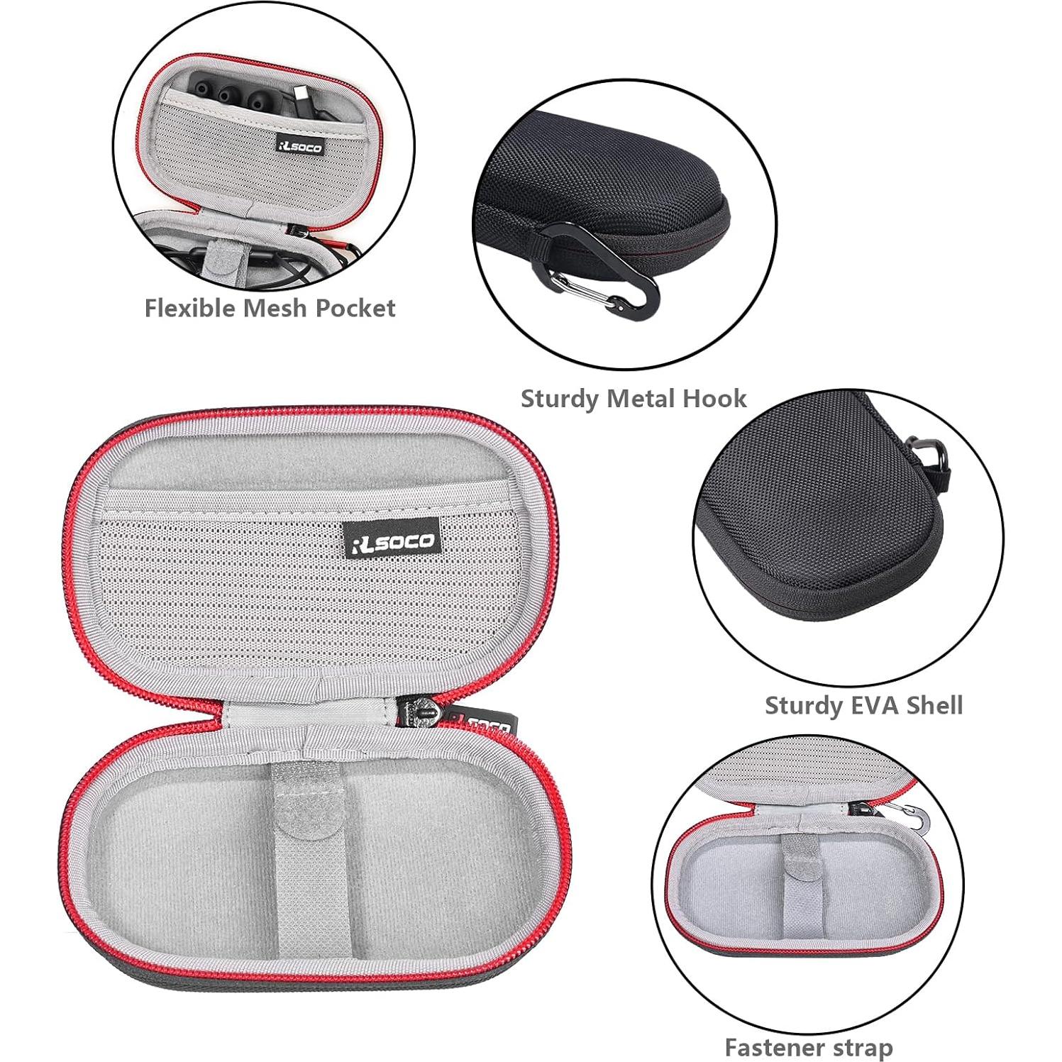 Funda Dura RLSOCO para Auriculares Sennheiser y Shure - Negro