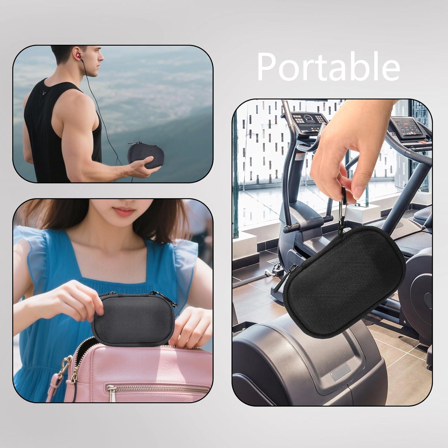 Funda Dura RLSOCO para Auriculares Sennheiser y Shure - Negro