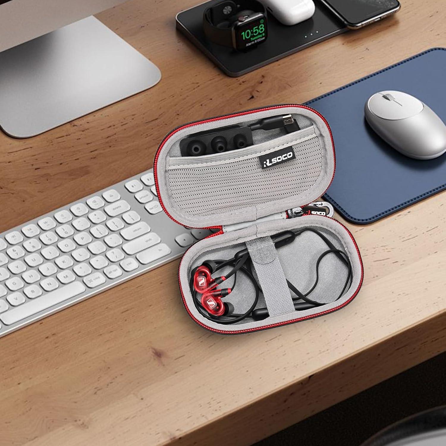 Funda Dura RLSOCO para Auriculares Sennheiser y Shure - Negro