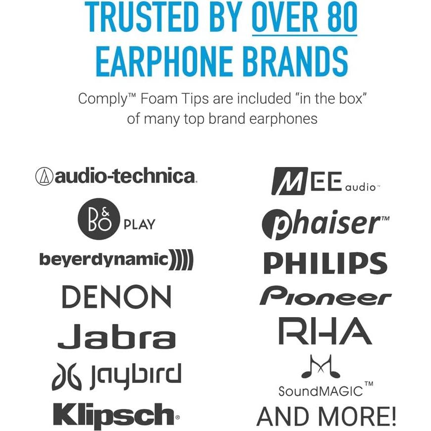 Puntas de oído Comply para Sennheiser - Espuma Viscoelástica, Grande (3 Pares)