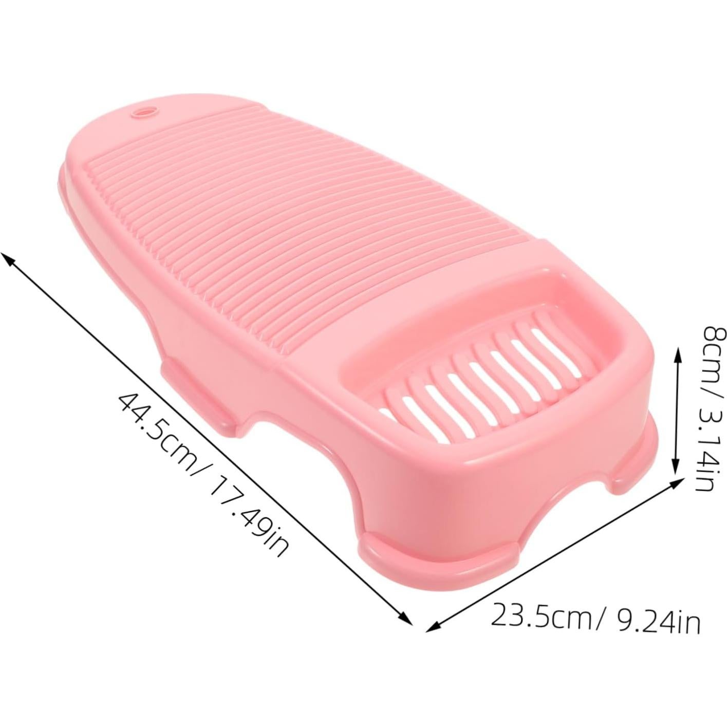 Tablón de Lavado de Viaje Levemolo Rosa Antideslizante 44.5x23.5cm