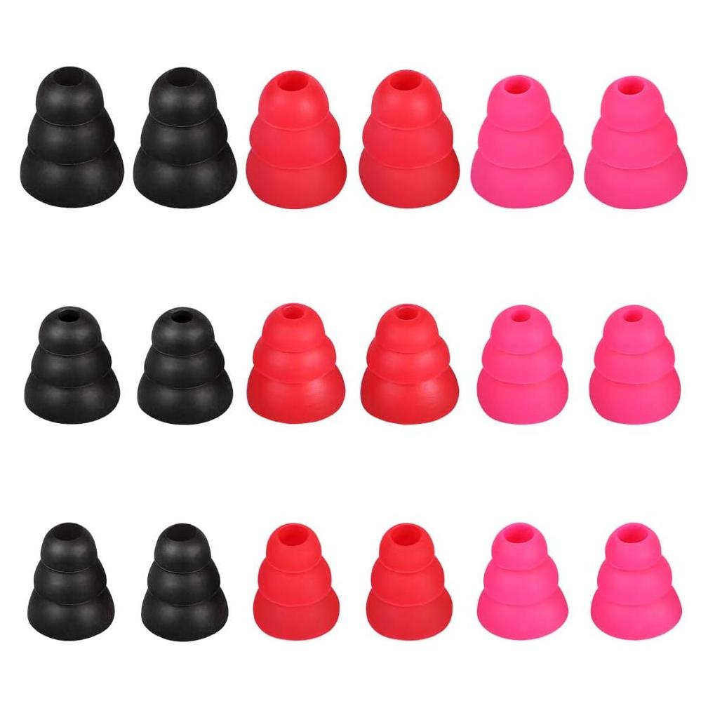 Consejos de Silicona Triple Flanco CYADCI 9 Pares S/M/L