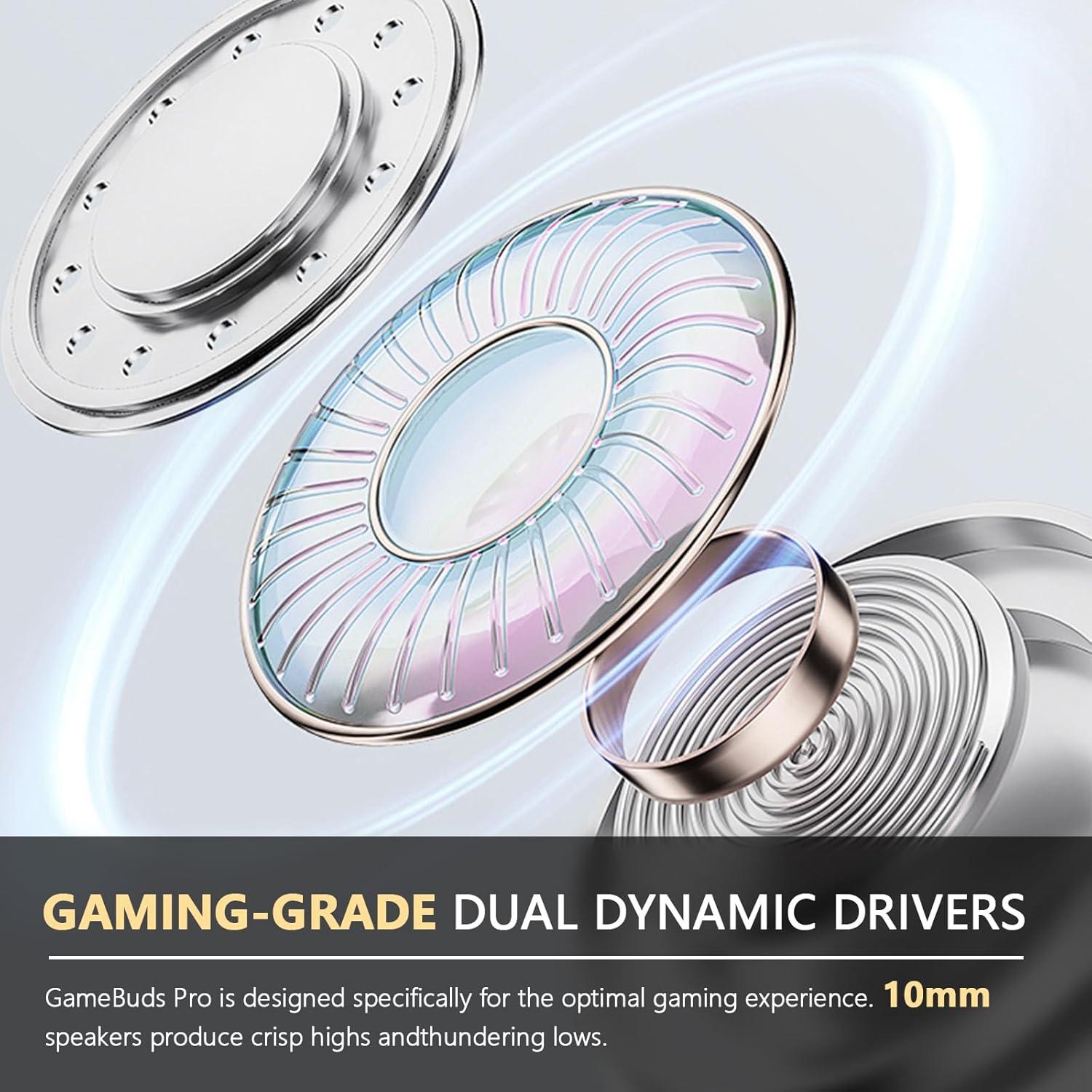 Auriculares de Juego GameBuds Pro con Micrófono Desmontable