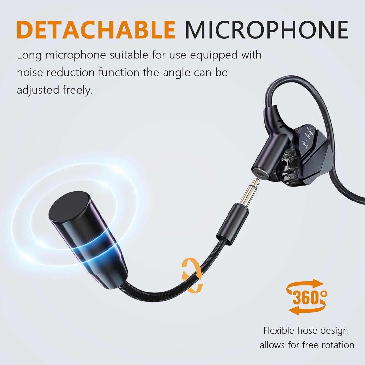 Auriculares de Juego GameBuds Pro con Micrófono Desmontable