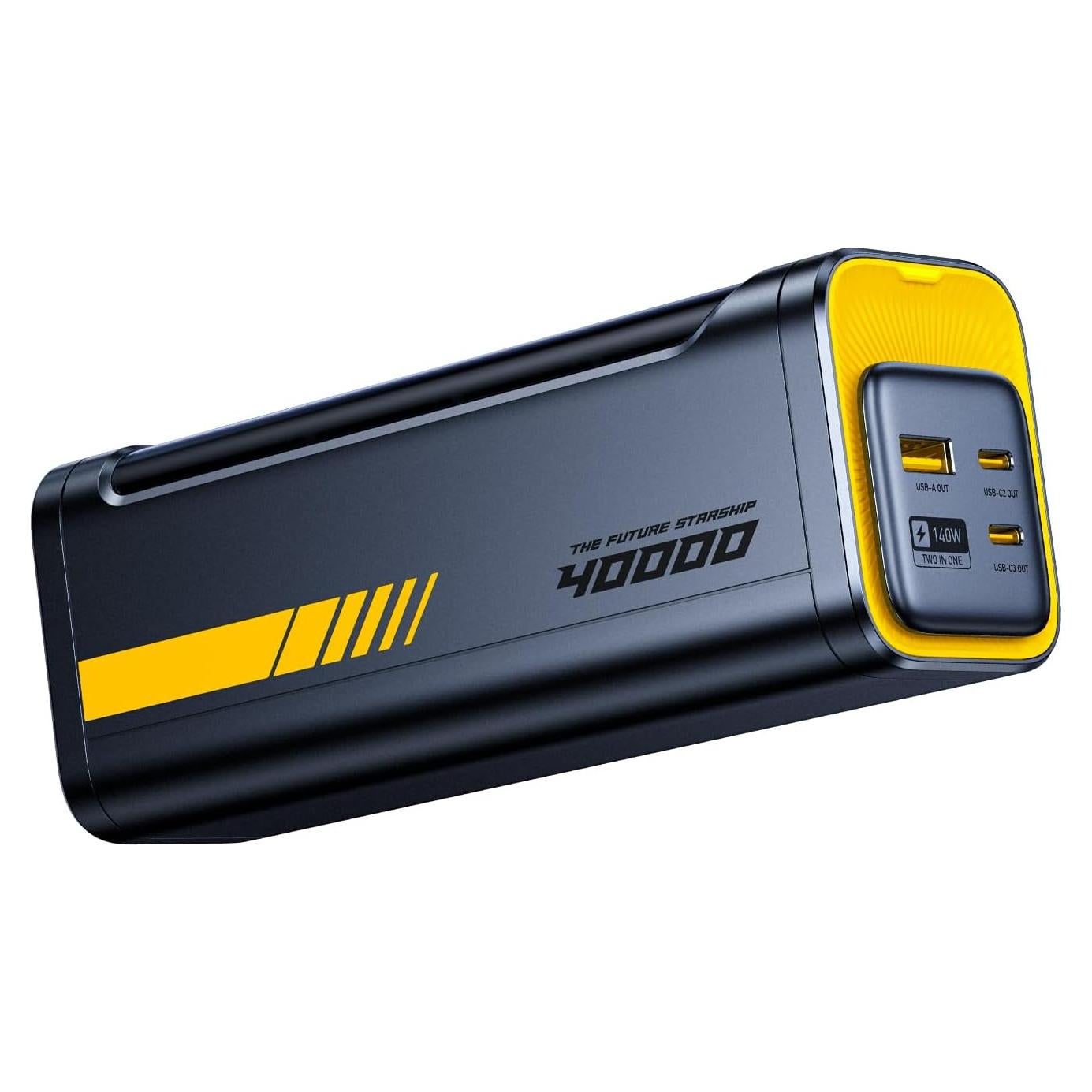 Banco de Energía AOHI 40000mAh Carga Rápida 140W Gris