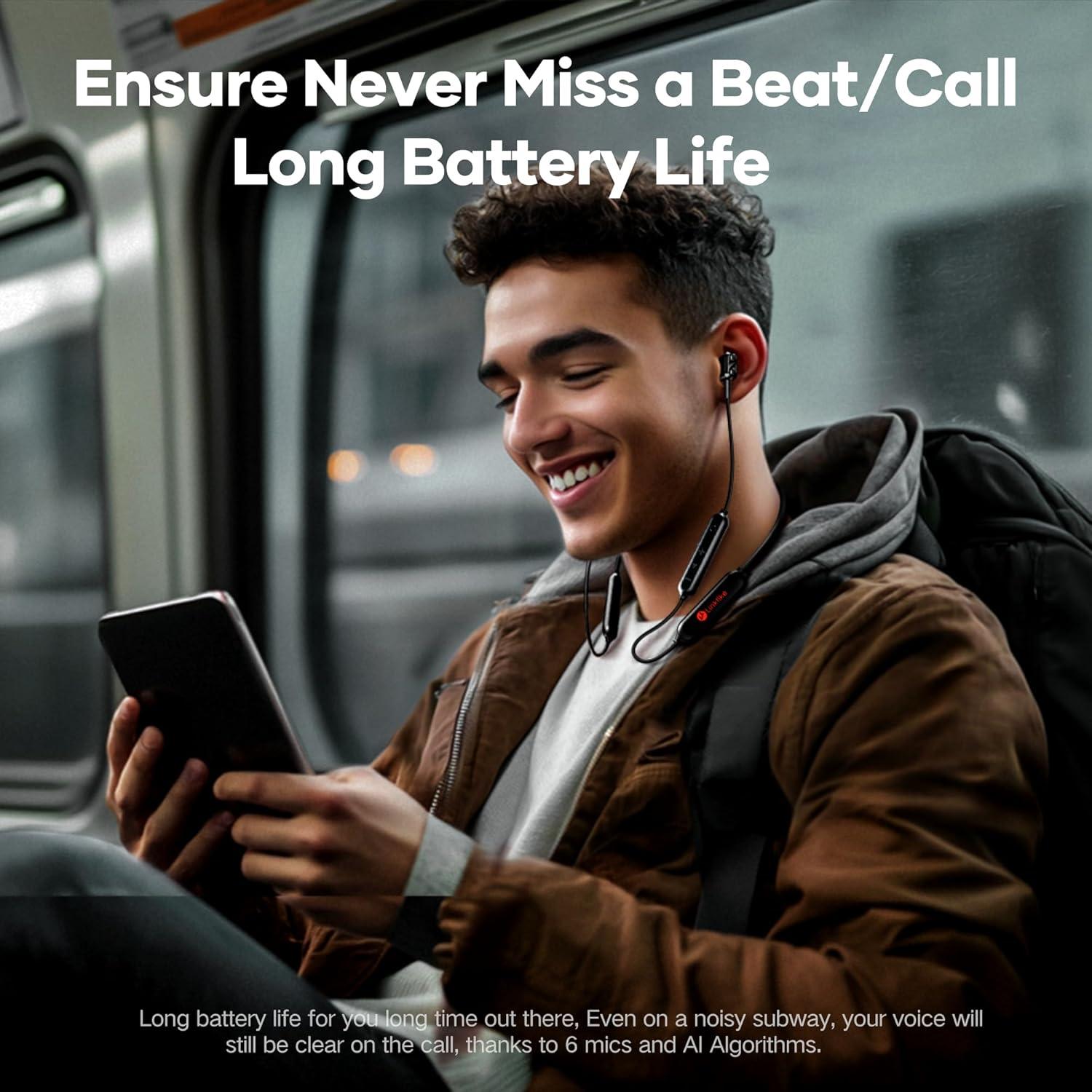 Auriculares Bluetooth LINKLIKE H26 Pro Banda de Cuello IPX7 100H