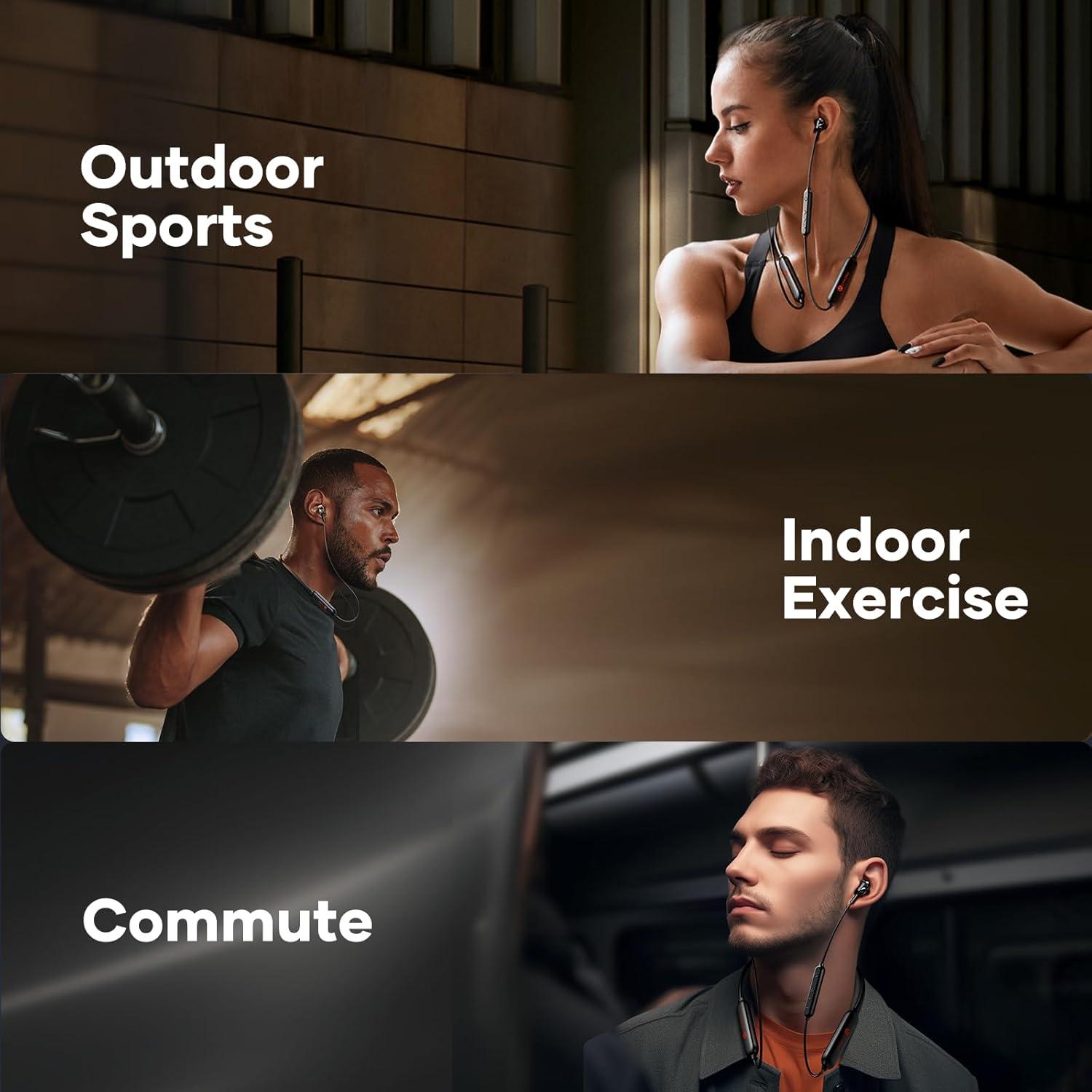 Auriculares Bluetooth LINKLIKE H26 Pro Banda de Cuello IPX7 100H