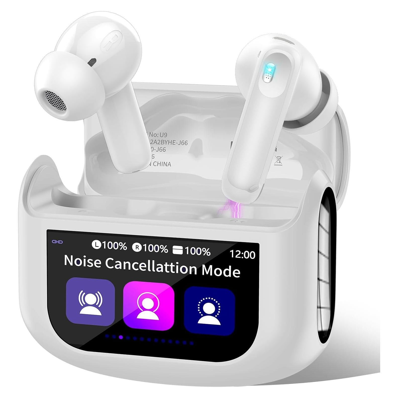 Auriculares Inalámbricos QXUFV U9 Bluetooth 5.4 con ANC 48H