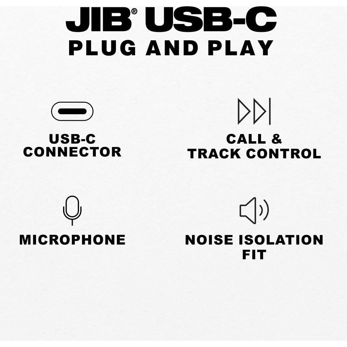 Auriculares con Cable Skullcandy Jib USB-C In-Ear con Micrófono