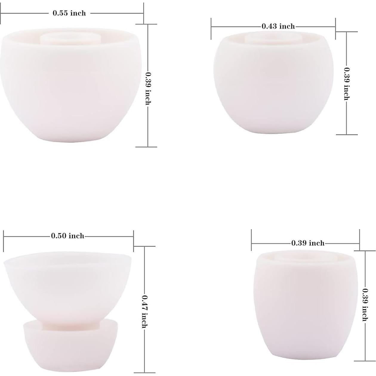 Juego de Puntas de Silicona Toeasor para Auriculares Beats - 4 Pares