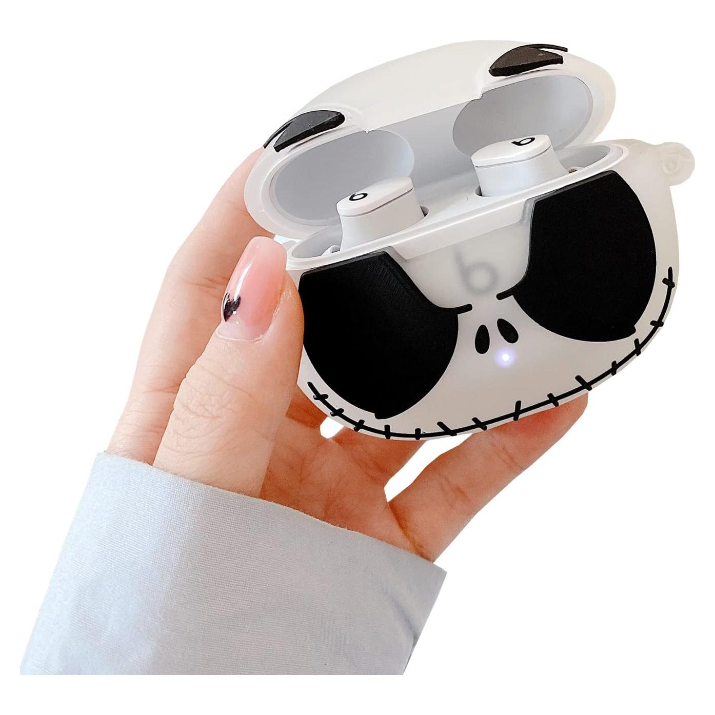 Funda Calavera Luminosa Rertnocnf para Beats Studio Buds 2021