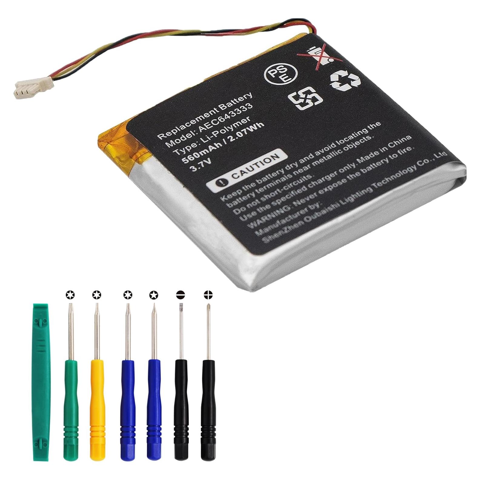 Batería Li-Polímero 560mAh AEC643333 para Auriculares Beats