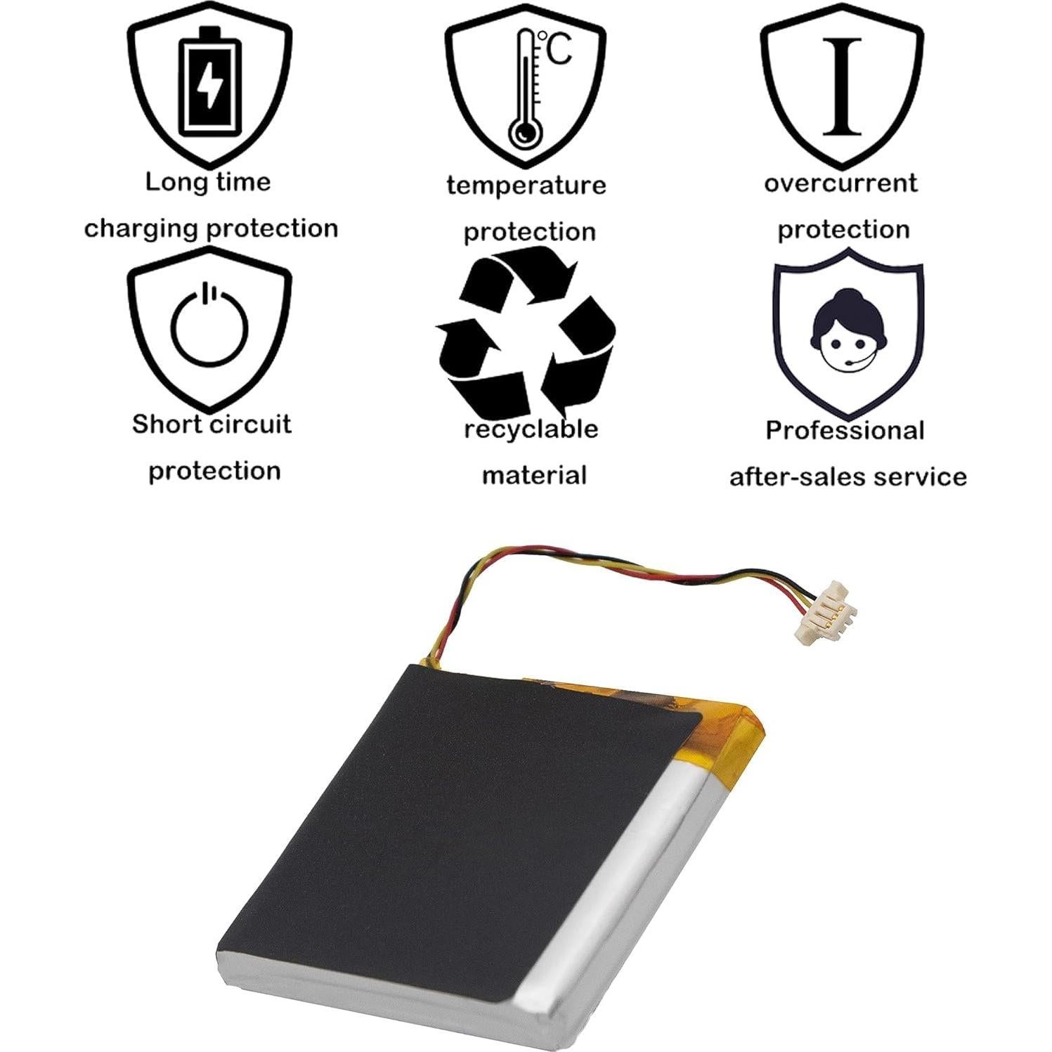 Batería Li-Polímero 560mAh AEC643333 para Auriculares Beats