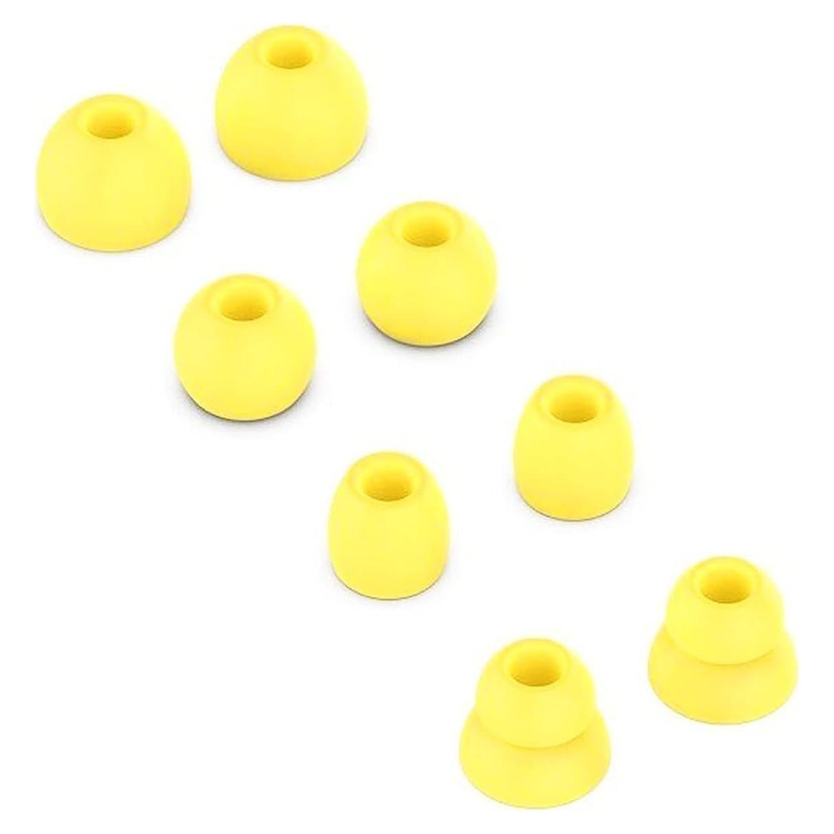 Puntas de Reemplazo JNSA para Auriculares Powerbeats Pro - 4 Pares Amarillo