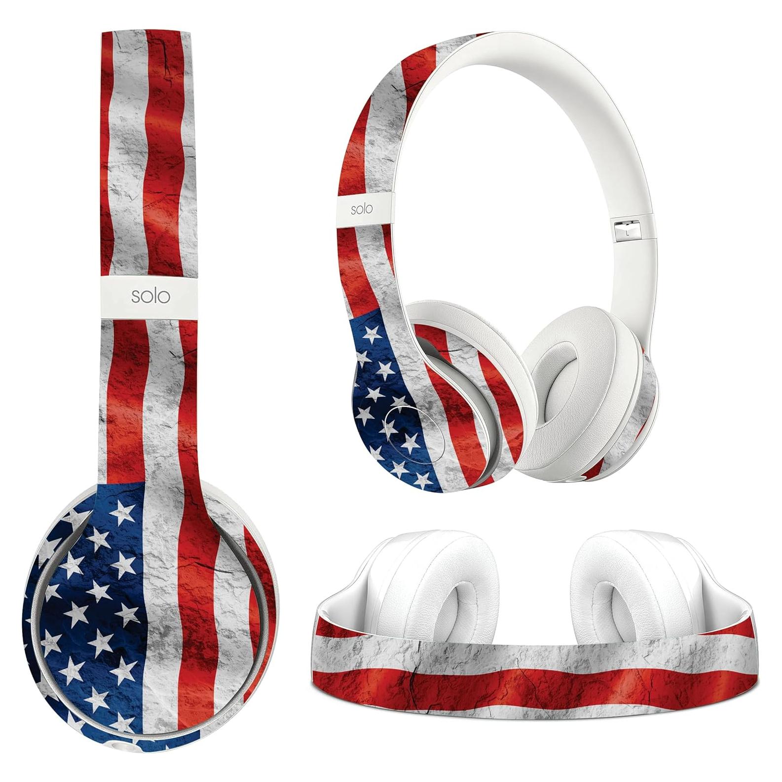 Cubierta de Calcomanía para Auriculares Beats Solo 3 - Bandera EE. UU.