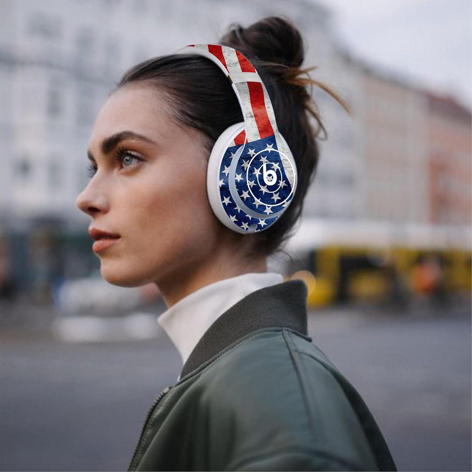 Cubierta de Calcomanía para Auriculares Beats Solo 3 - Bandera EE. UU.