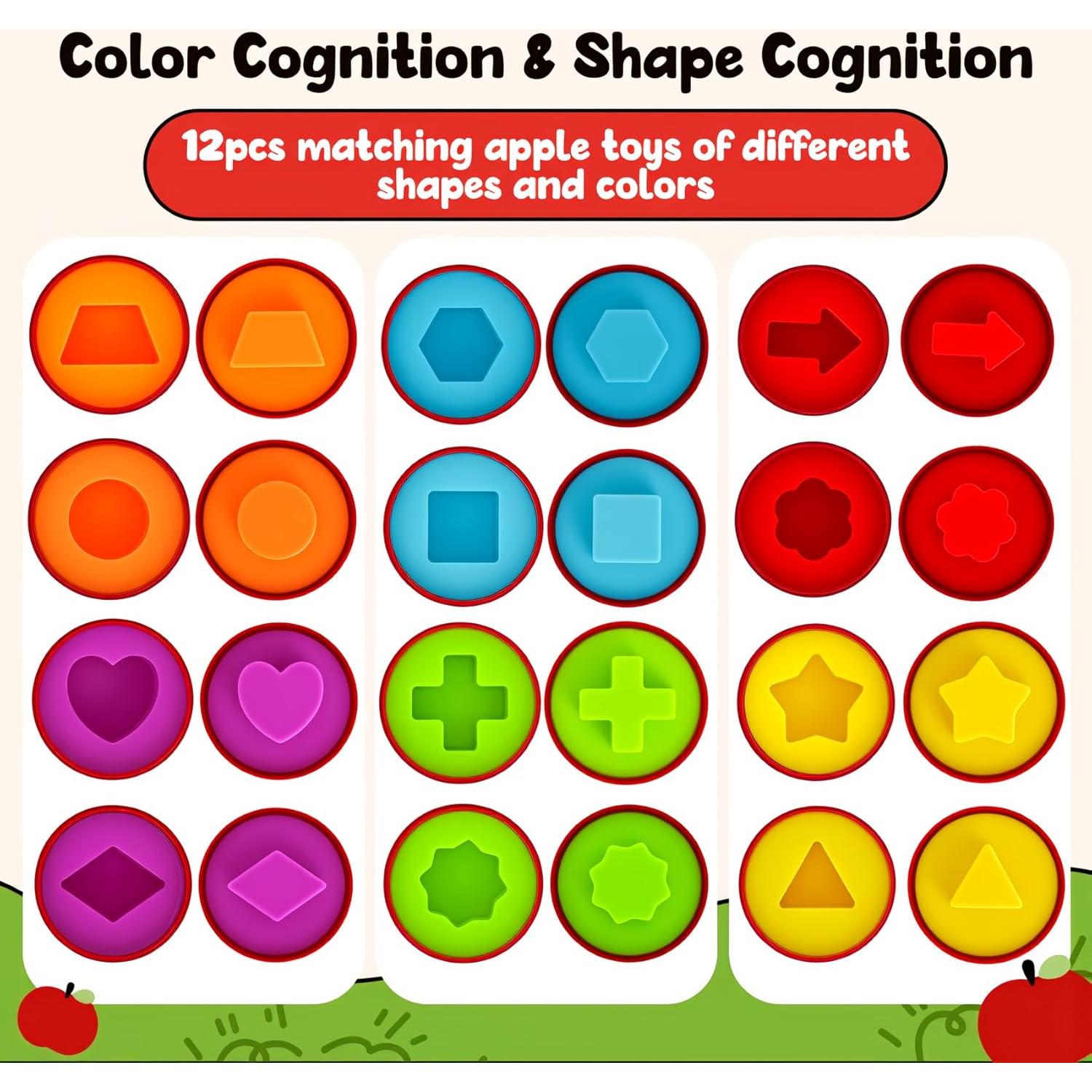 Juguete Clasificador de Formas Geométricas FQKIOMY 15x12.7 cm