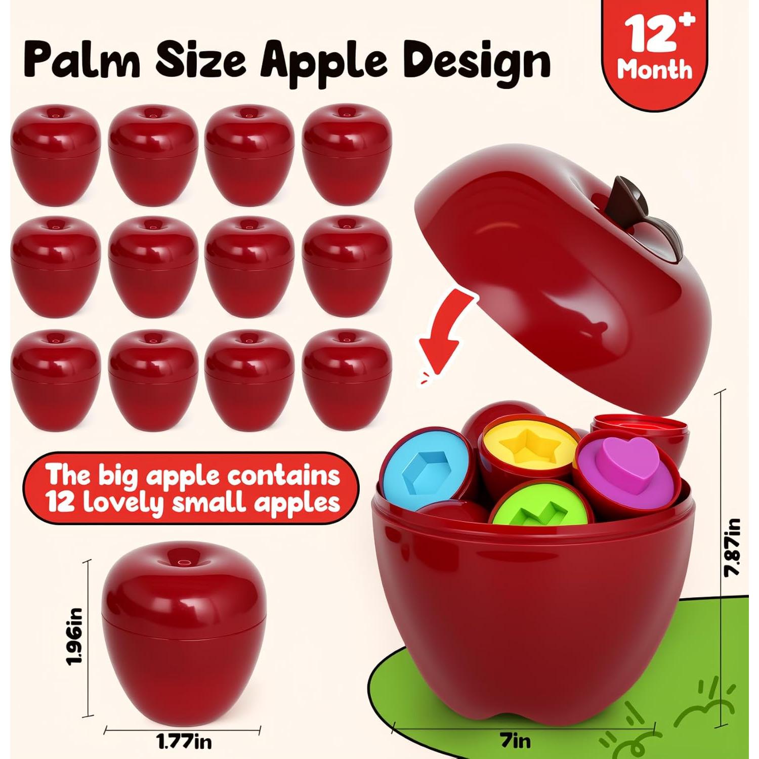 Juguete Clasificador de Formas Geométricas FQKIOMY 15x12.7 cm