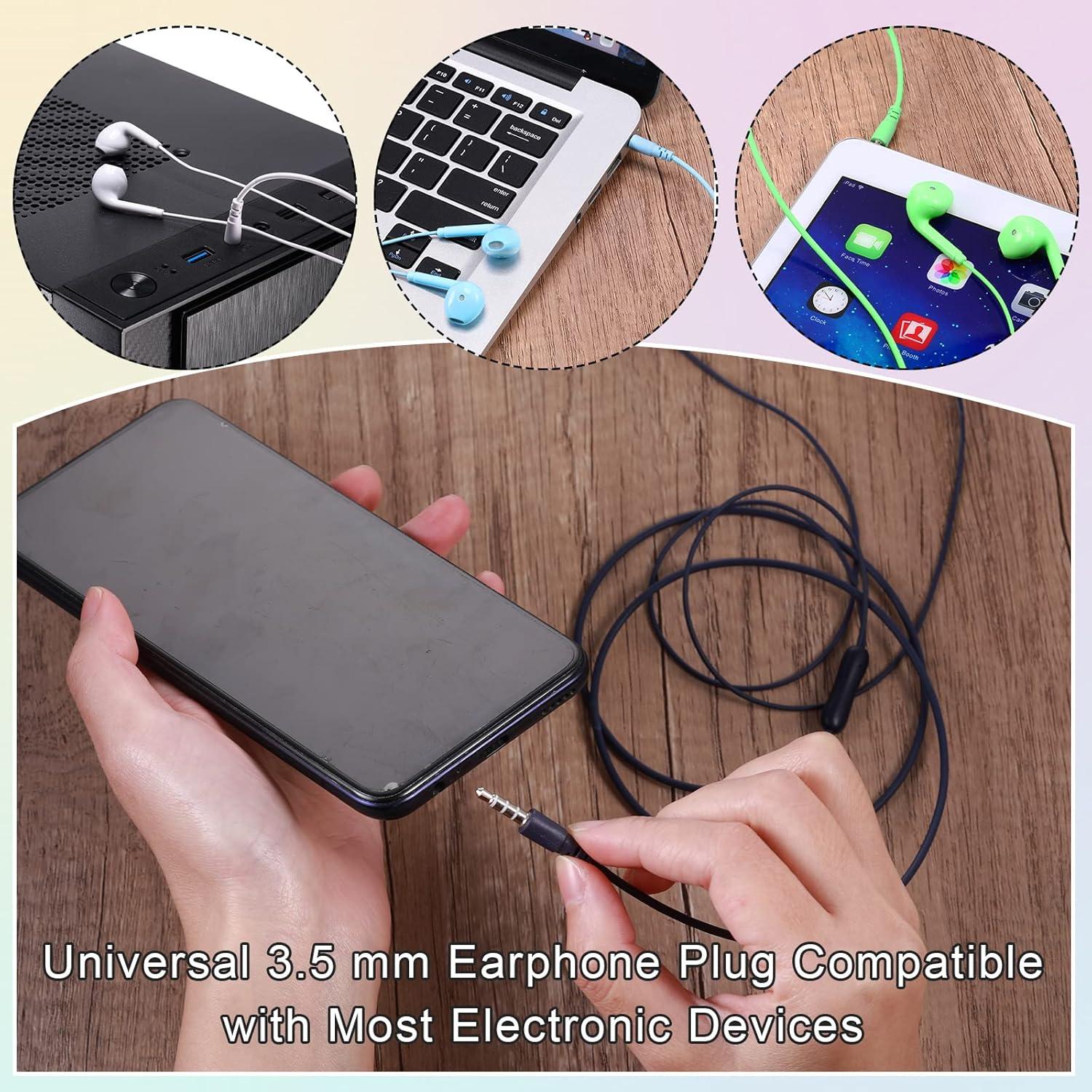 Auriculares Intrauditivos Xinnun 50 Unidades 3.5mm Multicolor