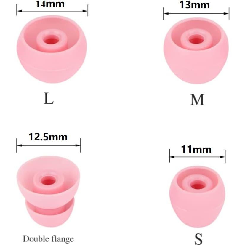 Puntas de Repuesto Silicona Rosa para Auriculares Beats y Powerbeats