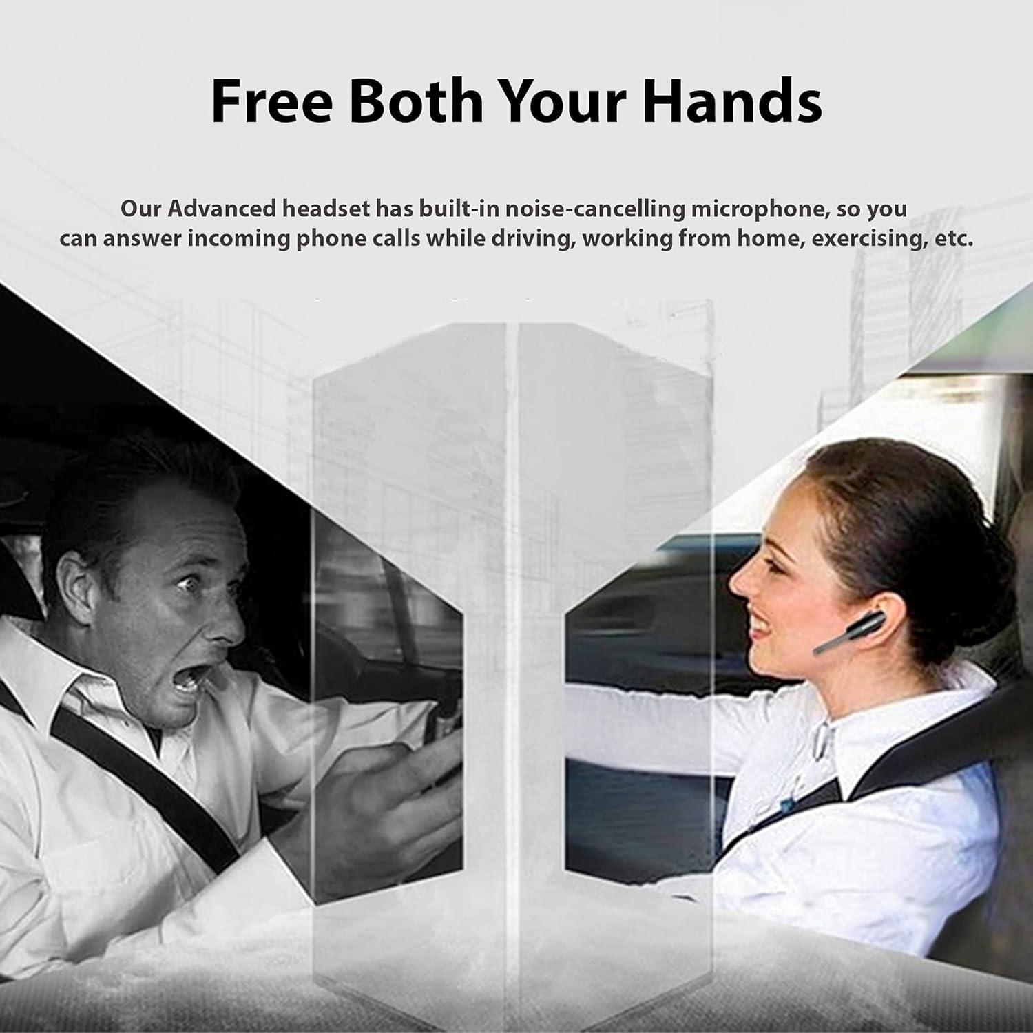 Auricular Inalámbrico Bluetooth TEK STYZ HM1000 con Cancelación de Ruido