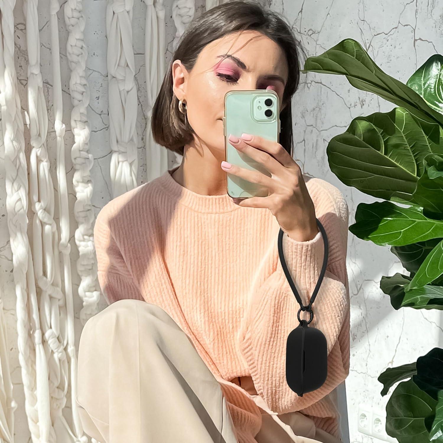 Funda de Silicona kwmobile para JBL Vibe Buds - Negro