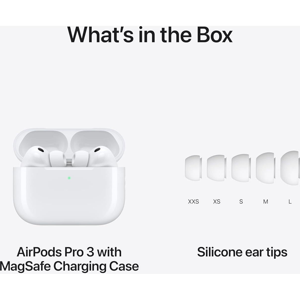 Apple AirPods Pro 3 Auriculares Inalámbricos Bluetooth con Cancelación de Ruido