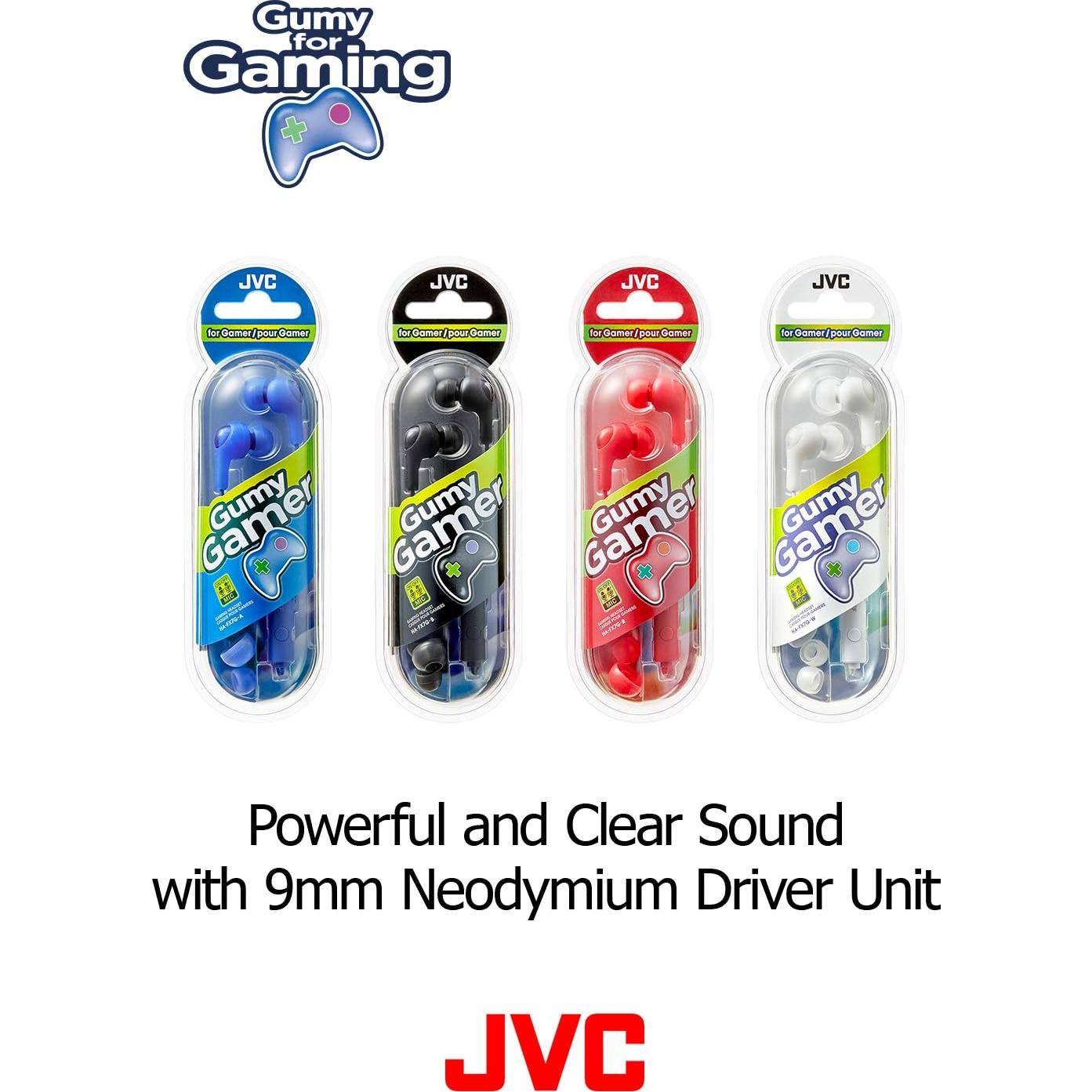 Auriculares Intrauditivos JVC Gumy Gamer HAFX7GA Azul