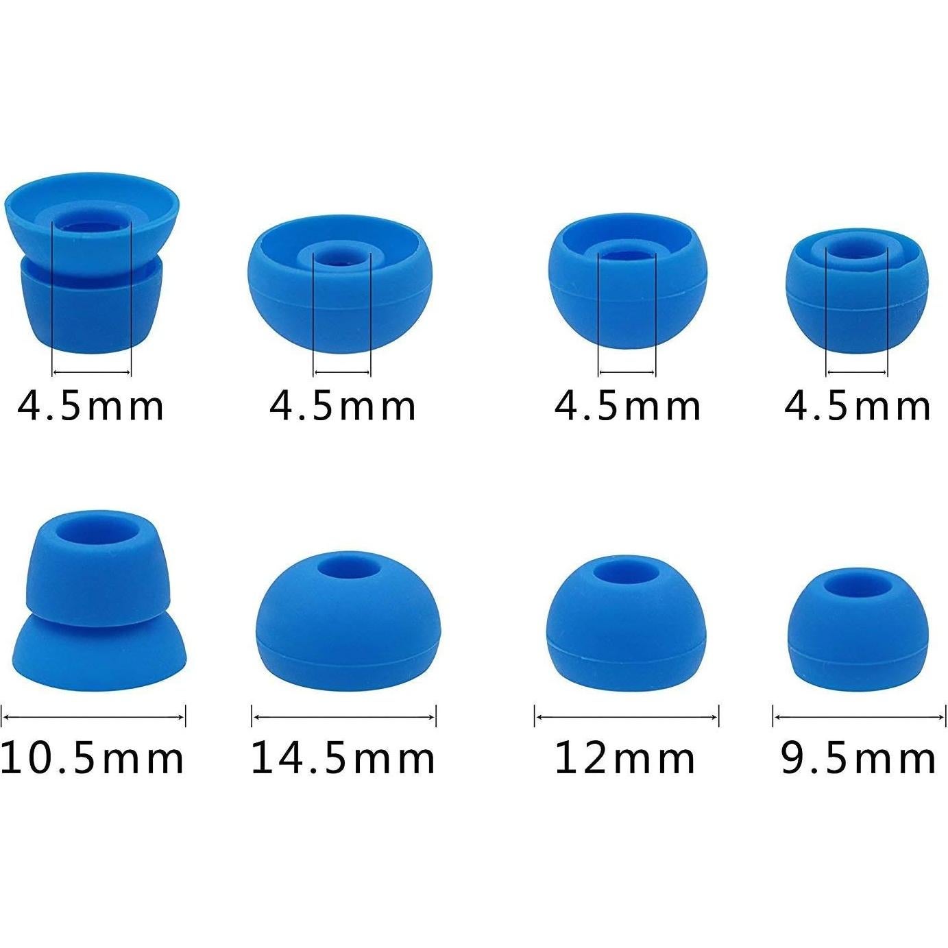 Puntas de Repuesto Azules Meiso para Auriculares Beats Powerbeats