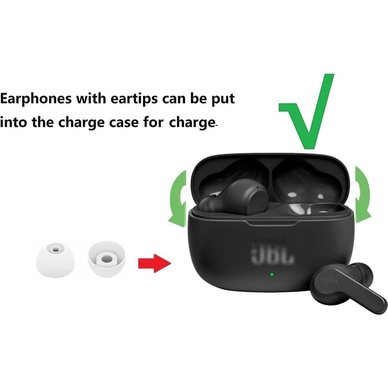 Consejos de Reemplazo JNSA para Auriculares JBL Vibe 200TWS - 6 Pares