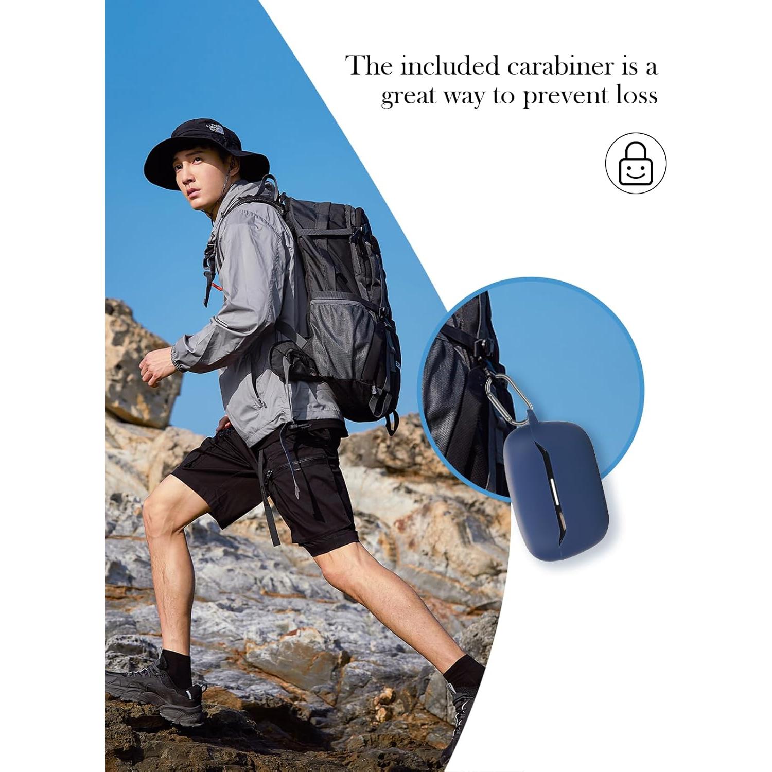 Funda de Silicona BOVUGAC para JBL Endurance Race 2 - Azul