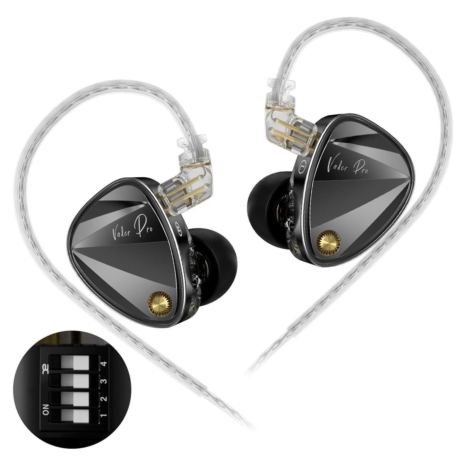 Auriculares In-Ear KZ Vader Pro con 3 Controladores Dinámicos