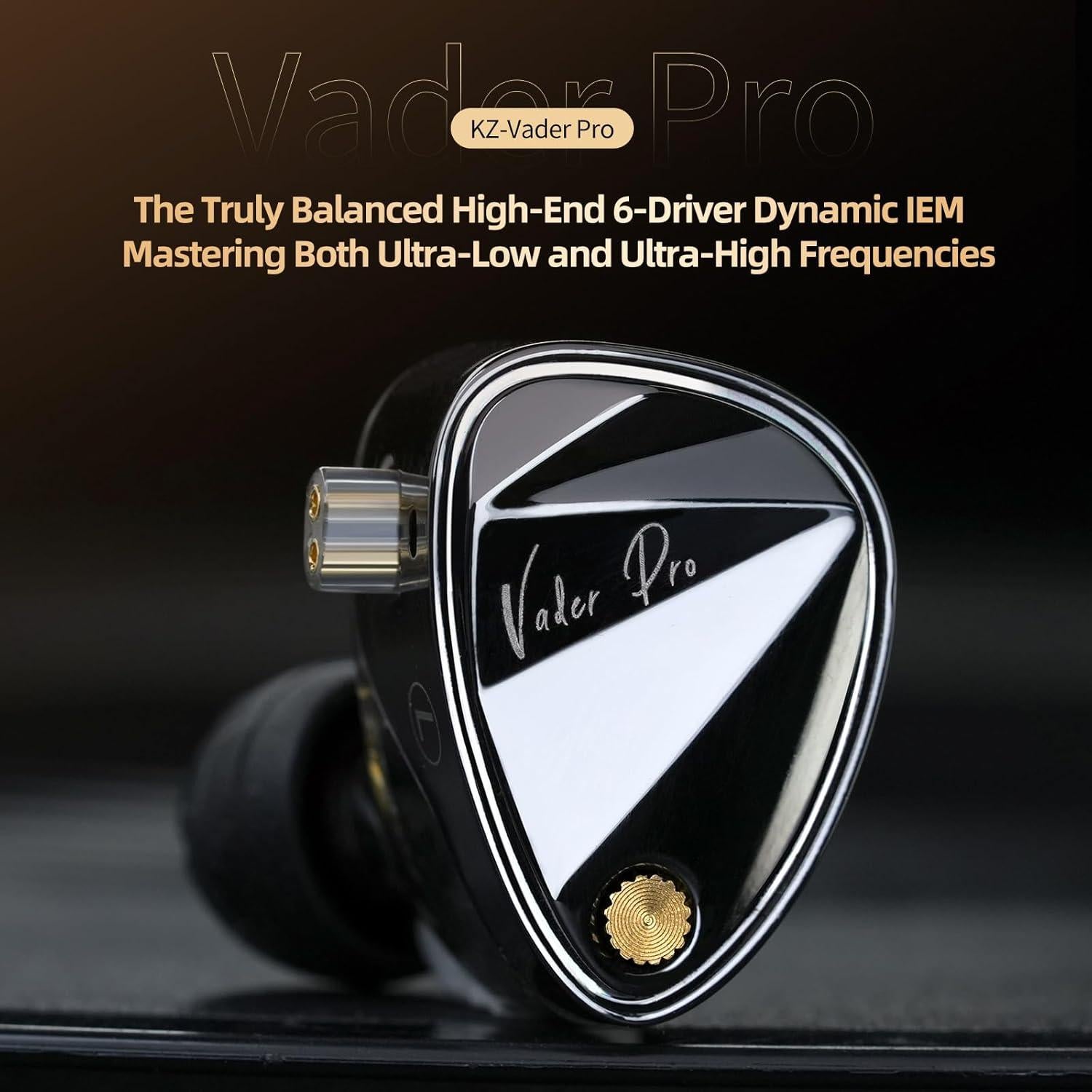 Auriculares In-Ear KZ Vader Pro con 3 Controladores Dinámicos