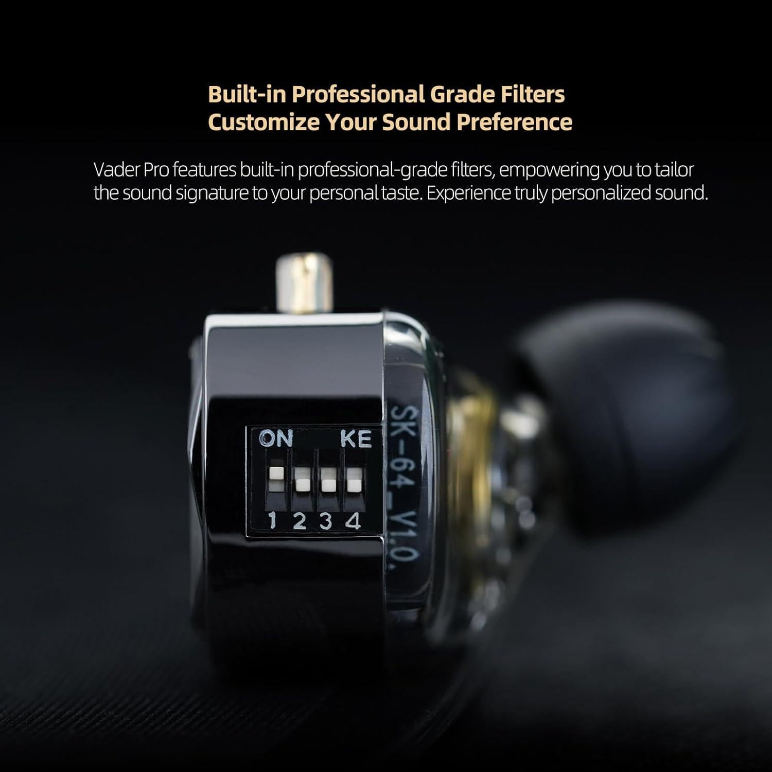 Auriculares In-Ear KZ Vader Pro con 3 Controladores Dinámicos