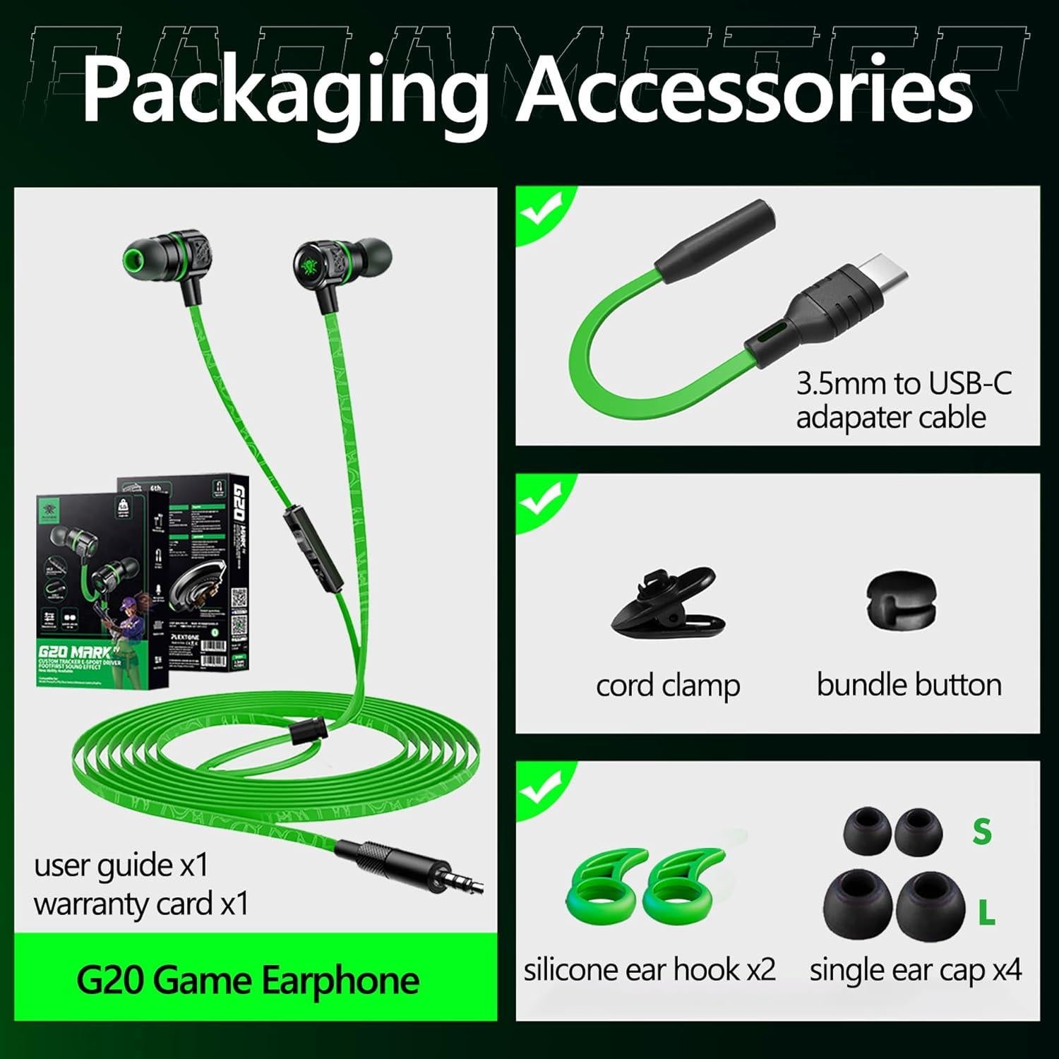 Auriculares Gaming G20 Aitalk con Micrófono y Control Volumen