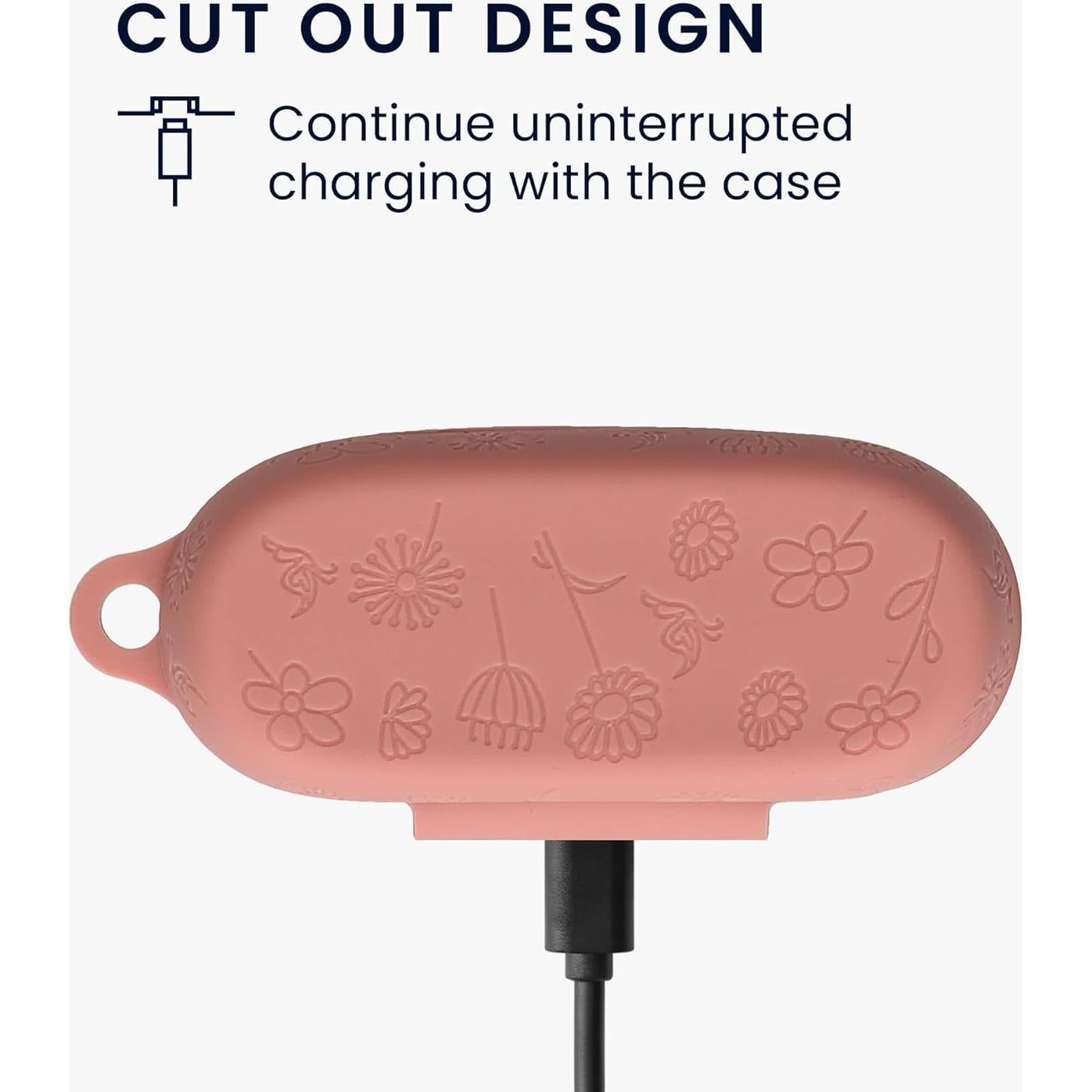 Funda de Silicona kwmobile para Jabra Elite 4 - Patrón en Relieve