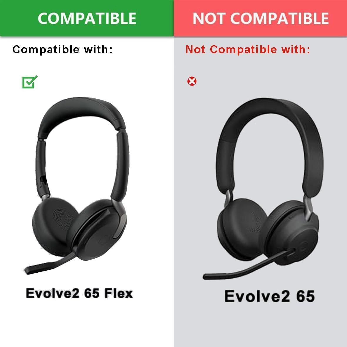 Cojines de Reemplazo para Auriculares Jabra Evolve2 65 Flex