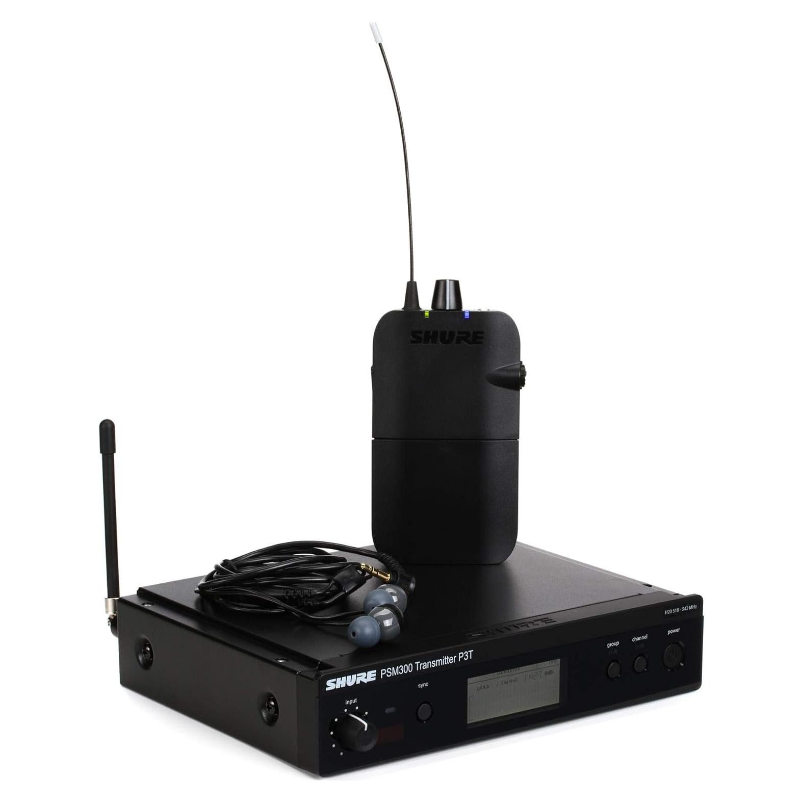 Sistema Monitoreo Inalámbrico Shure PSM300 P3TR112GR con SE112