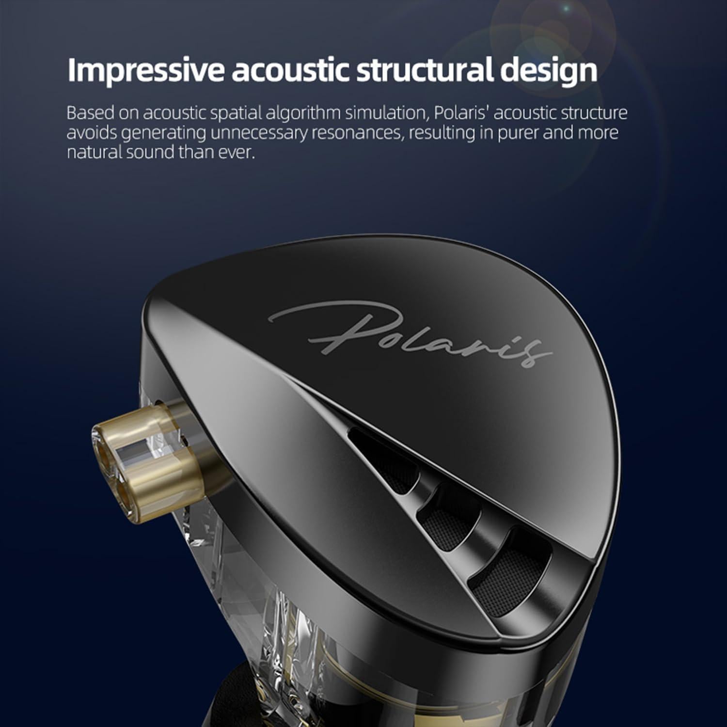 Auriculares In-Ear CCA Polaris con Doble Controlador y Cable Desmontable