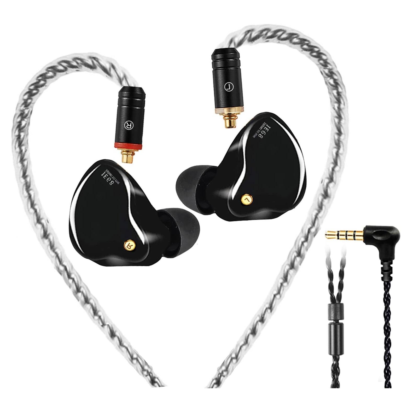 Auriculares In-Ear DCMEKA IE68 con Aislamiento de Ruido Negro