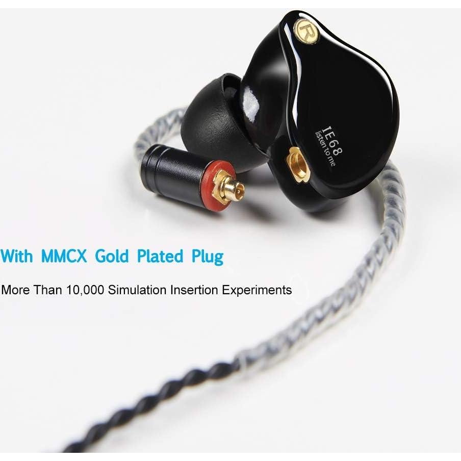 Auriculares In-Ear DCMEKA IE68 con Aislamiento de Ruido Negro