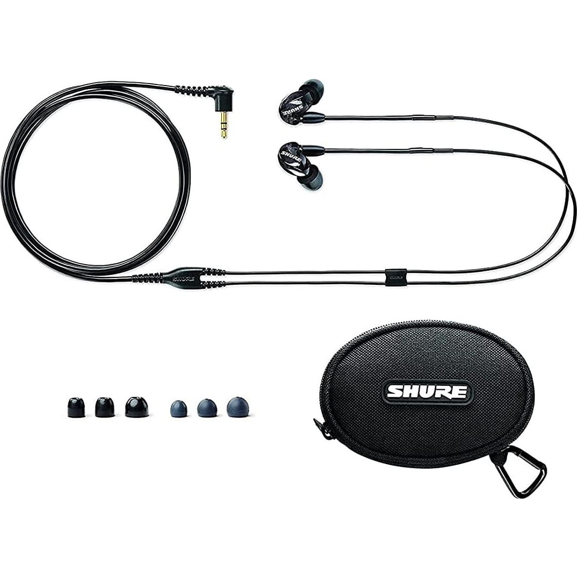 Auriculares Aislantes Shure SE215 PRO Negro con Cable RMCE-UNI