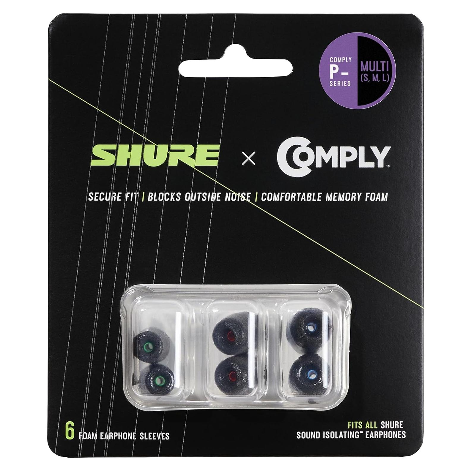 Mangas de Espuma Comply P-Series para Auriculares - Kit de 6