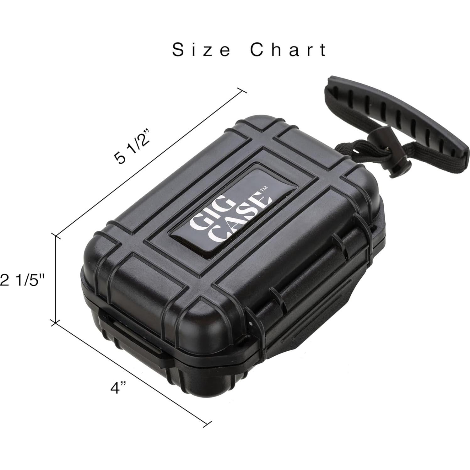 Estuche Duro IEM GIGCASE Grande Resistente al Agua para Auriculares
