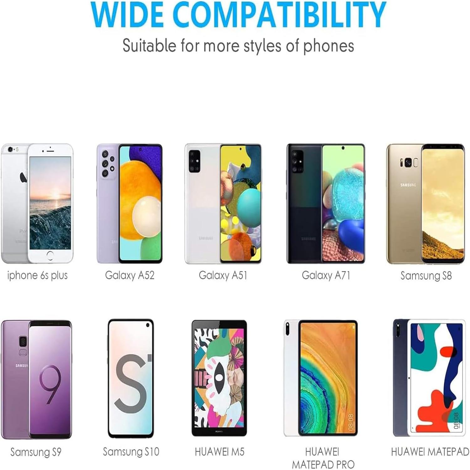 Auriculares con Cable Pcwfbzf 3.5mm - Paquete de 2 Blancos