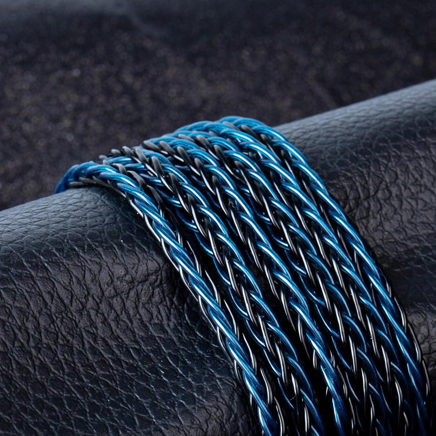 Cable IEM KBEAR ST12 Plus 2M OFC 5N Negro MMCX 3.5mm